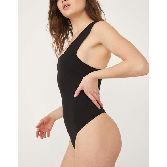 🎉LAST CHANCE🎉 FREE PEOPLE She's So Sleek Bodysuit / Black - Picture 4 of 7